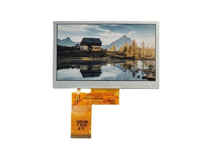 4.3寸液晶屏 800×480分辨率 RGB接口 40pin 400亮度 4.3寸TFT LCD液晶模組